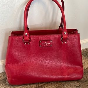 Red Kate spade purse